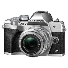 Olympus cámara con objetivo cambia.