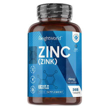 WeightWorld pastilla de zinc