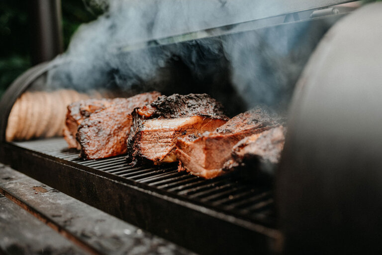 barbacoa para ahumar