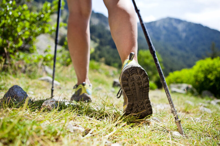 bastón de trekking