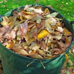 bolsa de basura de jardín