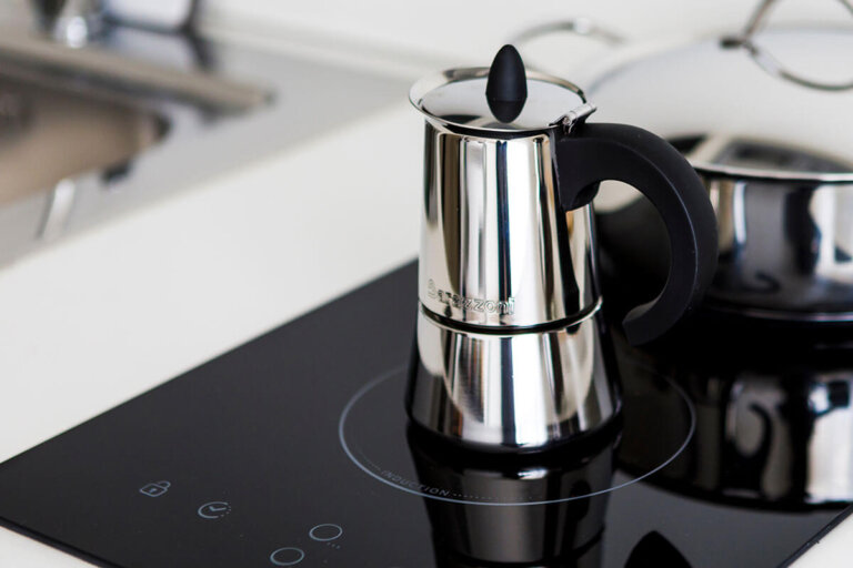 cafetera italiana de inducción