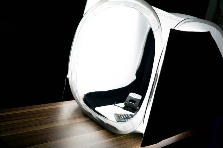 caja de estudio fotográfico