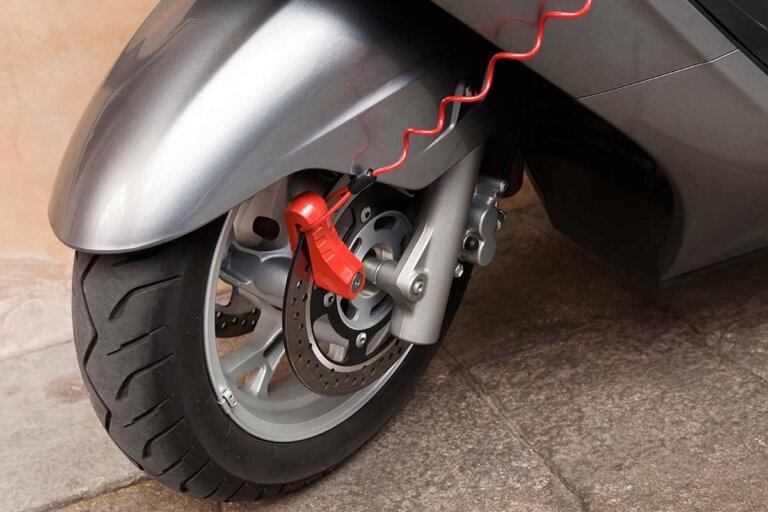 candado para moto