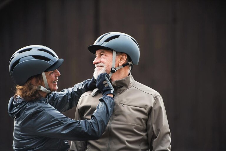 casco de bicicleta
