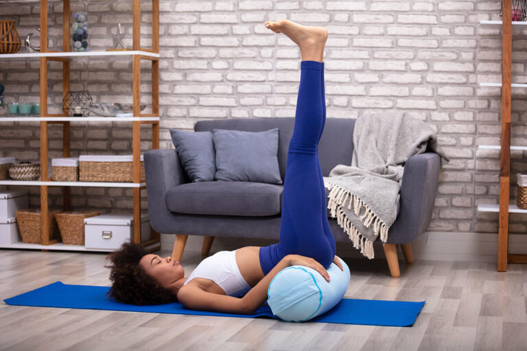 cojín de yoga