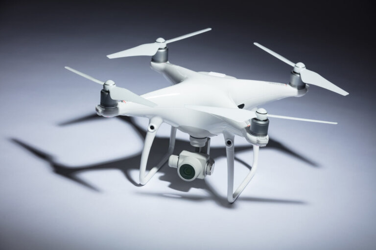 dron con cámara