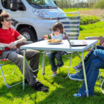 mesa de camping