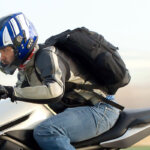 mochila para moto