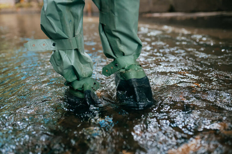 pantalón impermeable para hombre