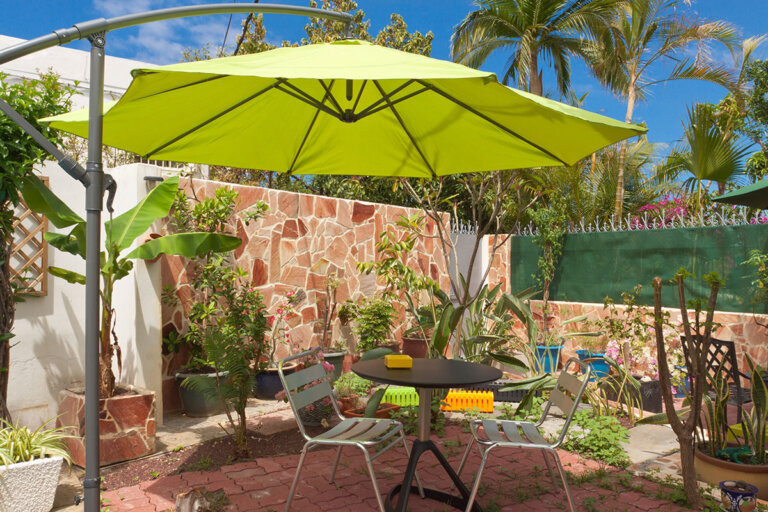 parasol excéntrico