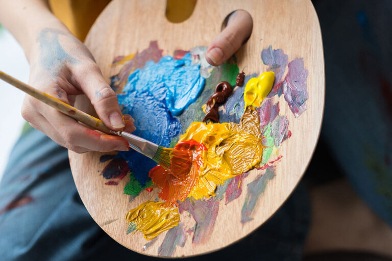 pintura acrílica