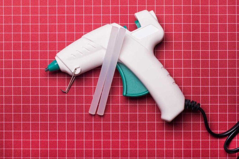 pistola de silicona caliente