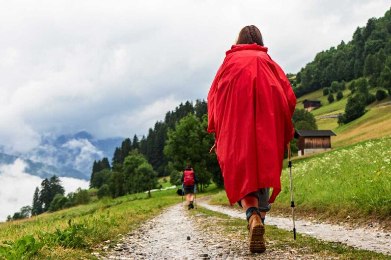 poncho impermeable