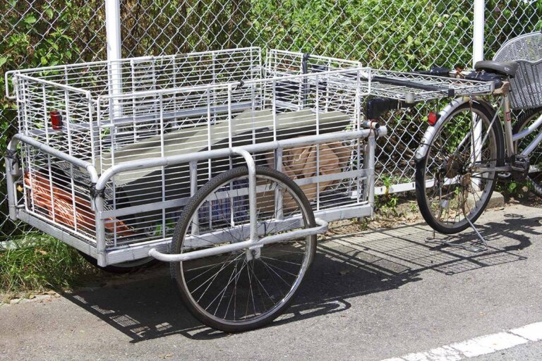 remolque de carga para bicicleta