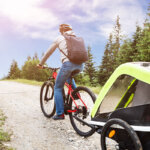 remolque para bicicleta para niños