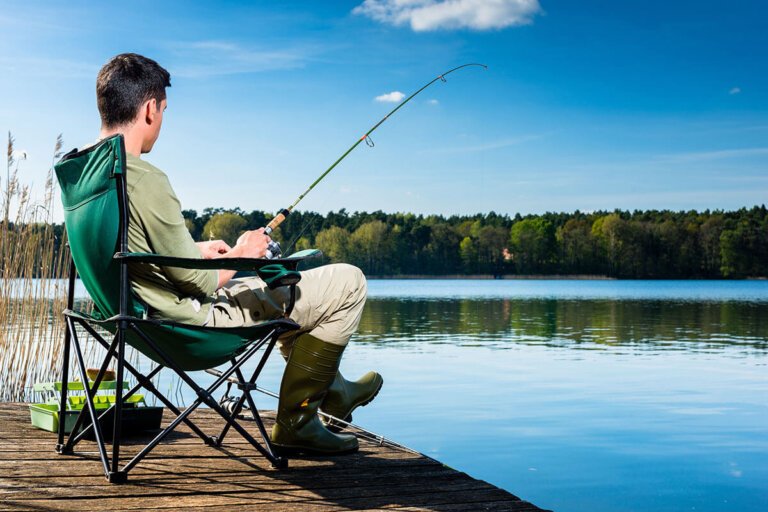 silla de pesca