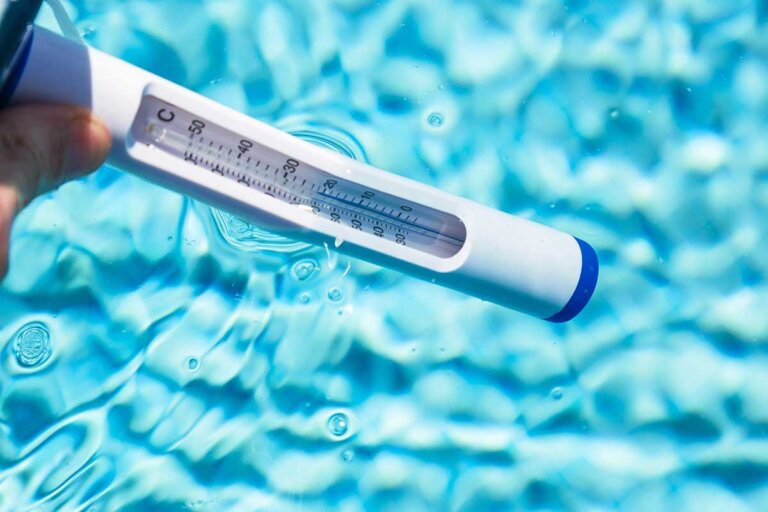 termómetro para piscina
