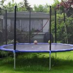 trampolín de jardín