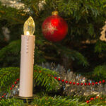 velas de navidad inalámbricas